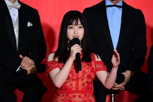 映画『キングダム』ワールドプレミアレッドカーペットイベント＆舞台挨拶に登場した橋本環奈