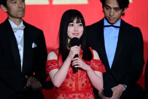 映画『キングダム』ワールドプレミアレッドカーペットイベント＆舞台挨拶に登場した橋本環奈