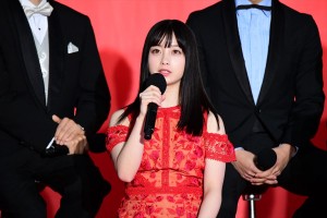 映画『キングダム』ワールドプレミアレッドカーペットイベント＆舞台挨拶に登場した橋本環奈
