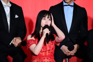 映画『キングダム』ワールドプレミアレッドカーペットイベント＆舞台挨拶に登場した橋本環奈