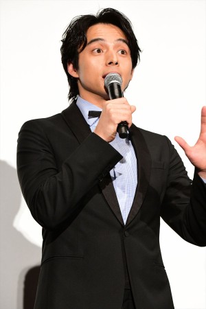 映画『キングダム』ワールドプレミアレッドカーペットイベント＆舞台挨拶に登場した満島真之介