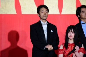 映画『キングダム』ワールドプレミアレッドカーペットイベント＆舞台挨拶に登場した佐藤信介監督