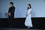 （左から）映画『家族のレシピ』舞台挨拶に登場した斎藤工、松田聖子