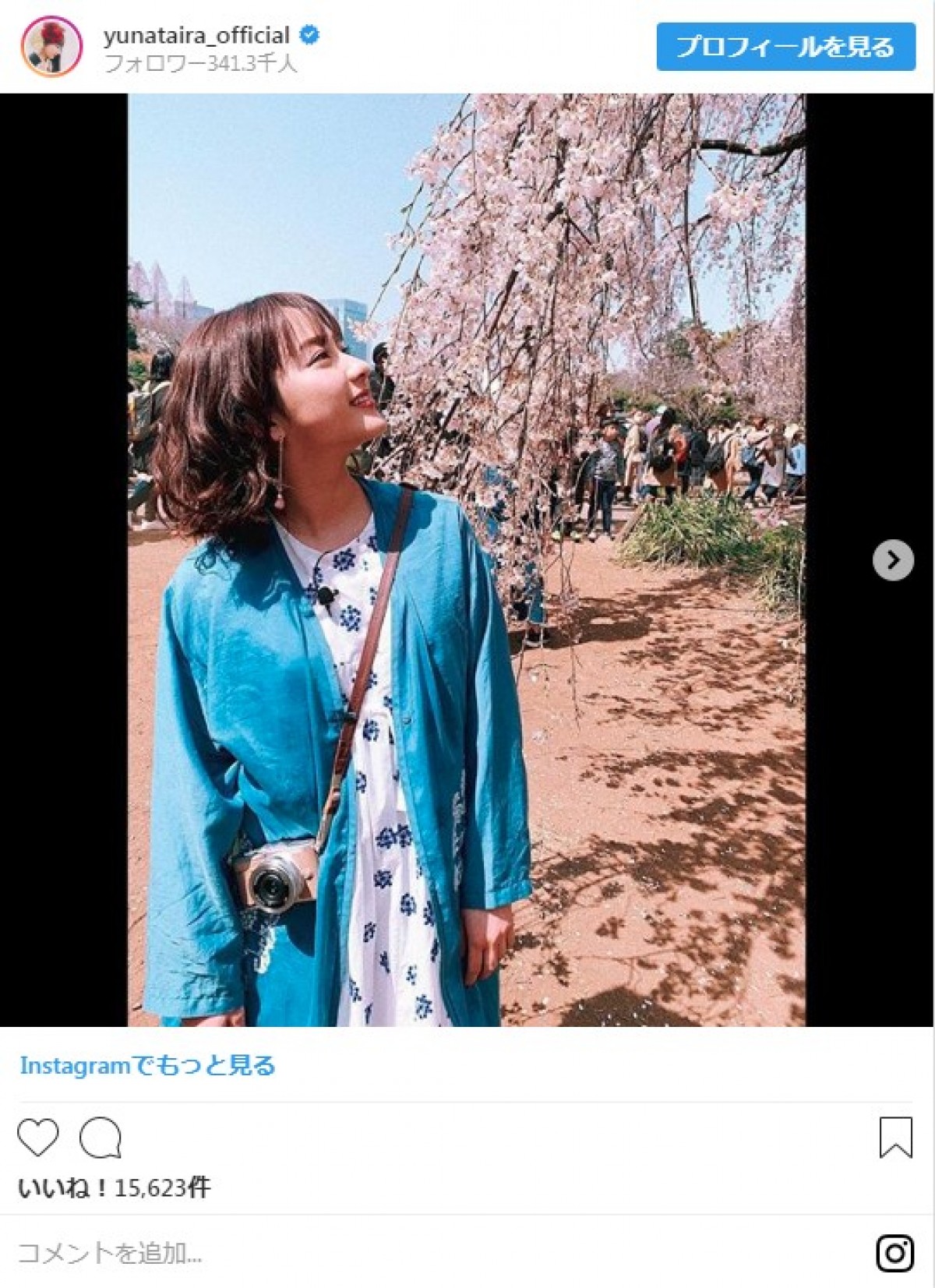 “サクラ×美女”佐々木希、弘中アナ、平祐奈らの美しいお花見ショットに反響