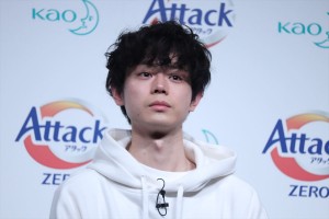 花王「アタックZERO 新CM発表会」に登場した菅田将暉