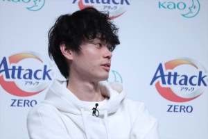 花王「アタックZERO 新CM発表会」に登場した菅田将暉