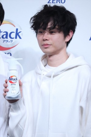 花王「アタックZERO 新CM発表会」に登場した菅田将暉