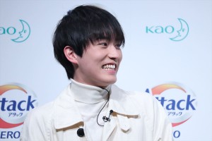 花王「アタックZERO 新CM発表会」に登場した杉野遥亮
