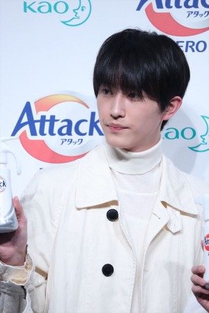花王「アタックZERO 新CM発表会」に登場した杉野遥亮