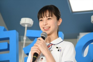 新水曜ドラマ『白衣の戦士！』囲み取材会に登場した中条あやみ