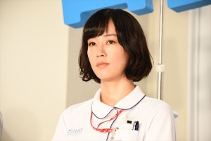 新水曜ドラマ『白衣の戦士！』囲み取材会に登場した水川あさみ