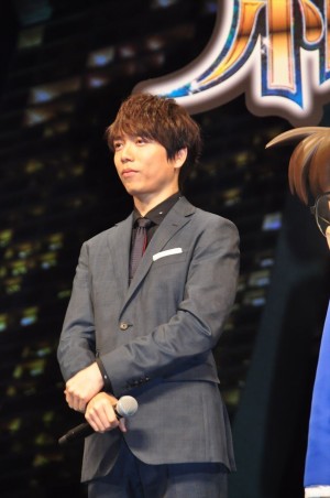 劇場版『名探偵コナン 紺青の拳（こんじょうのフィスト）』完成披露試写会に登壇した山崎育三郎