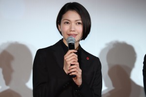 『ストロベリーナイト・サーガ』完成披露試写会に登場した二階堂ふみ