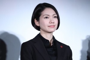 『ストロベリーナイト・サーガ』完成披露試写会に登場した二階堂ふみ