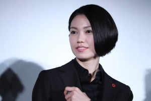 『ストロベリーナイト・サーガ』完成披露試写会に登場した二階堂ふみ