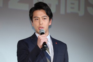 『ストロベリーナイト・サーガ』完成披露試写会に登場した中林大樹