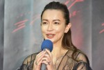 ドラマ10『ミストレス～女たちの秘密～』試写会に登場した長谷川京子