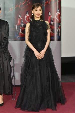 ドラマ10『ミストレス～女たちの秘密～』試写会に登場した大政絢