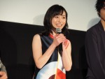 『4月の君、スピカ。』初日舞台挨拶に登場した福原遥