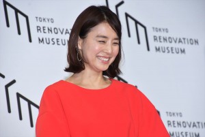 「TOKYOリノベーション ミュージアム」グランドオープン記者発表会に登場した石田ゆり子