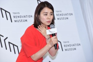 「TOKYOリノベーション ミュージアム」グランドオープン記者発表会に登場した石田ゆり子