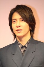 『インハンド』特別試写会＆キャスト舞台挨拶に登場した山下智久