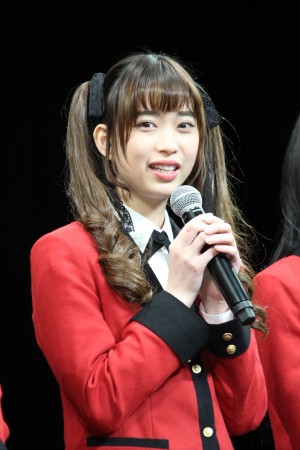 森川葵、『映画 賭ケグルイ』完成披露試写会に登場