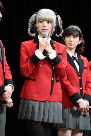 池田エライザ、『映画 賭ケグルイ』完成披露試写会に登場