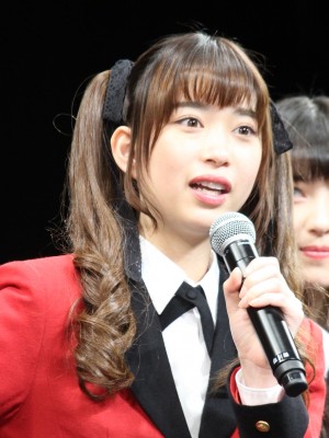 森川葵、『映画 賭ケグルイ』完成披露試写会に登場