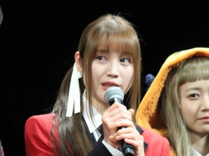 中村ゆりか、『映画 賭ケグルイ』完成披露試写会に登場
