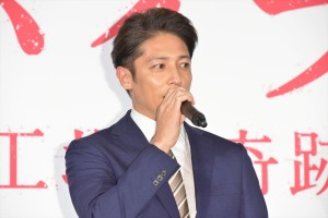 『スパイラル～町工場の奇跡～』第1話試写会＆記者会見に登場した玉木宏