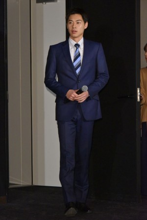 『スパイラル～町工場の奇跡～』第1話試写会＆記者会見に登場した戸塚純貴