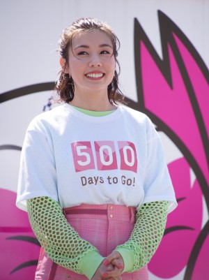 「500日前 東京2020 パラリンピックパークin豊洲」に出席した仲里依紗