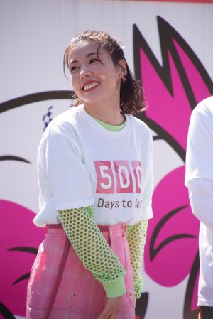 「500日前 東京2020 パラリンピックパークin豊洲」に出席した仲里依紗