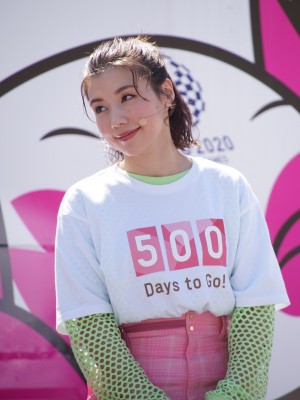 「500日前 東京2020 パラリンピックパークin豊洲」に出席した仲里依紗