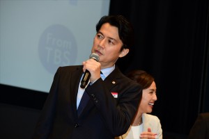 福山雅治、『集団左遷!!』プレミアム試写会に登場