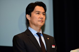 福山雅治、『集団左遷!!』プレミアム試写会に登場