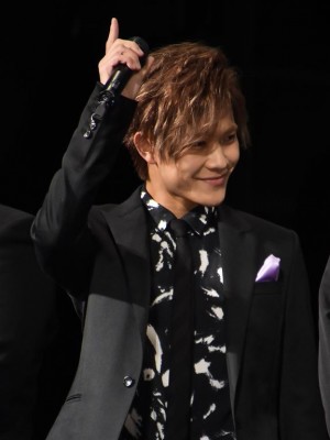 映画『チア男子!!』完成披露試写会に登場した岩谷翔吾