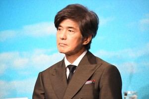映画『Fukushima 50』クランクアップ記者会見に出席した佐藤浩市
