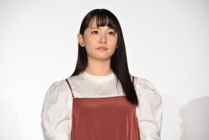 映画『としまえん』完成披露上映会に登場した浅川梨奈