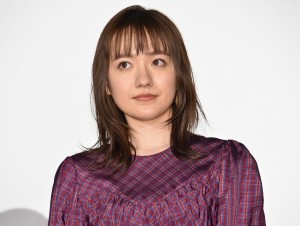 映画『としまえん』完成披露上映会に登場した小島藤子