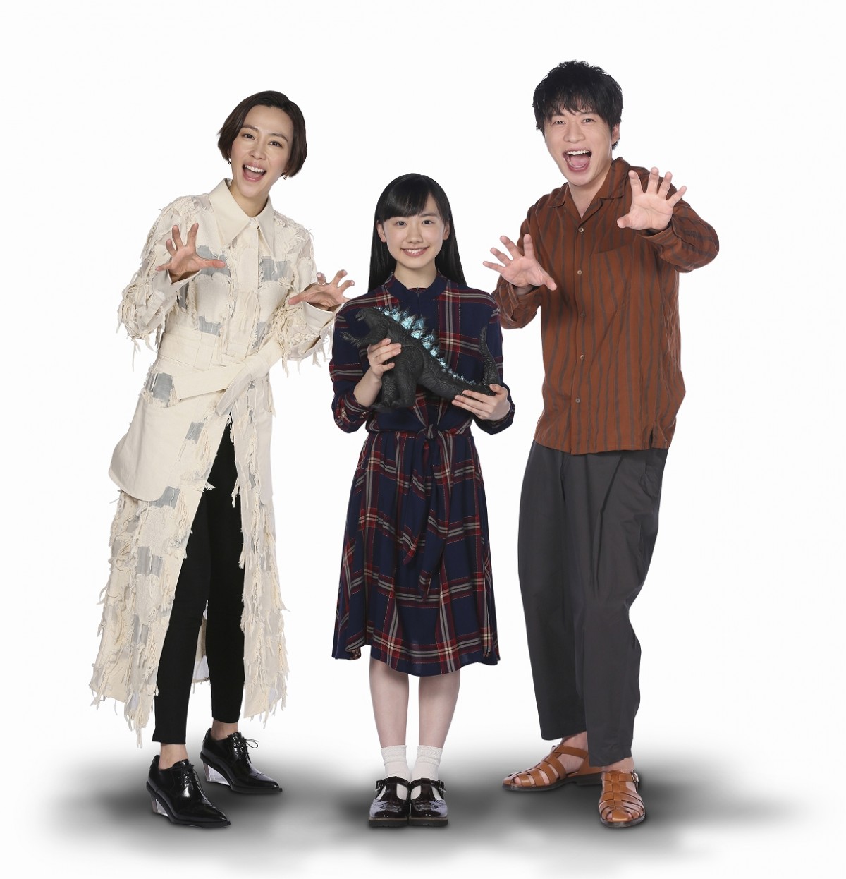 芦田愛菜＆木村佳乃＆田中圭、『ゴジラ　キング・オブ・モンスターズ』吹き替え版で家族に