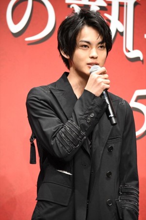 映画『うちの執事が言うことには』完成披露試写会に登場した神尾楓珠