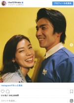 仲里依紗＆中尾明慶、ラブラブショット！　※「仲里依紗」インスタグラム