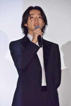 『キングダム』初日舞台挨拶に登壇した山崎賢人