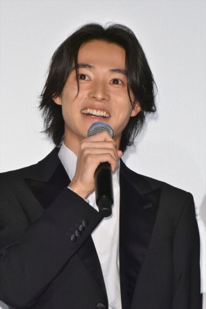 『キングダム』初日舞台挨拶に登壇した山崎賢人