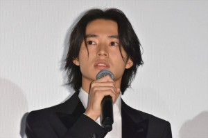 『キングダム』初日舞台挨拶に登壇した山崎賢人