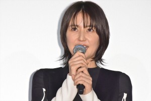 『キングダム』初日舞台挨拶に登壇した長澤まさみ