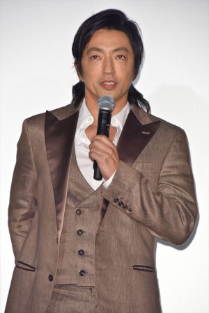 『キングダム』初日舞台挨拶に登壇した大沢たかお