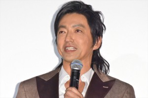 『キングダム』初日舞台挨拶に登壇した大沢たかお